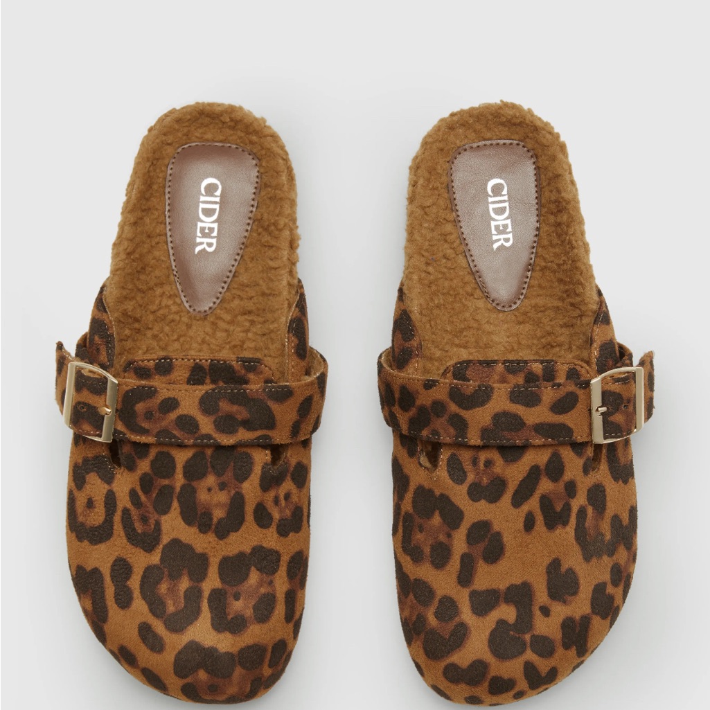 Nwot Cider Leopard Print Slip-On Shoes Size 9